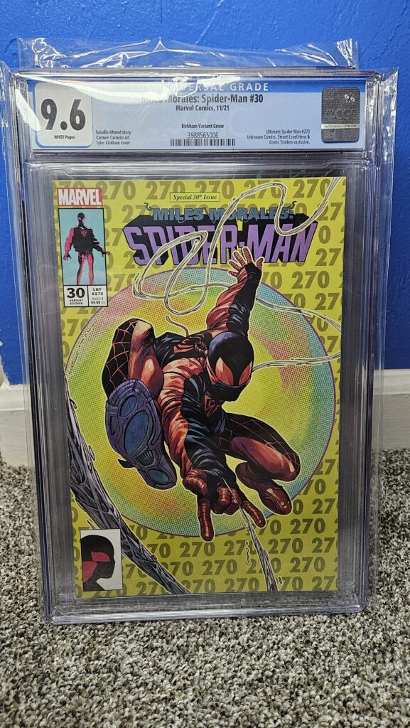 Miles Morales: Spider-Man #30 Tyler Kirkham Variant Cover (CGC 9.6)